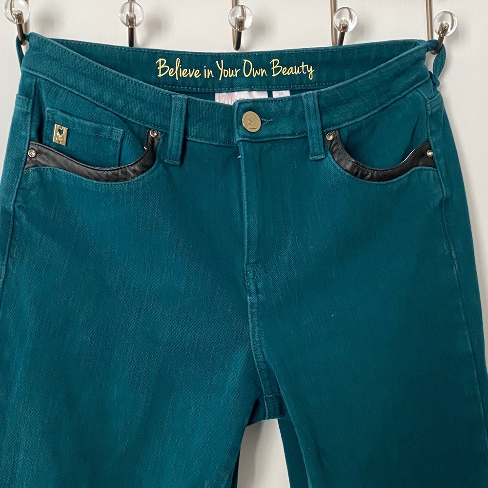 Belle by Kim Gravel Deep Teal Jeans